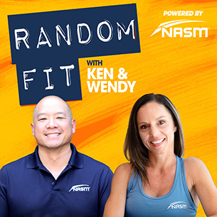 Random Fit podcast image with Ken and Wendy