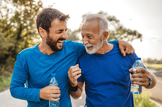 wellness coach with a client