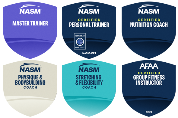 NASM Badging Icons