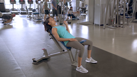 Single-Arm Incline Dumbbell Chest Press