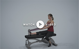 How to Do a Static Seated Calf Stretch