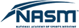 Dark blue NASM logo
