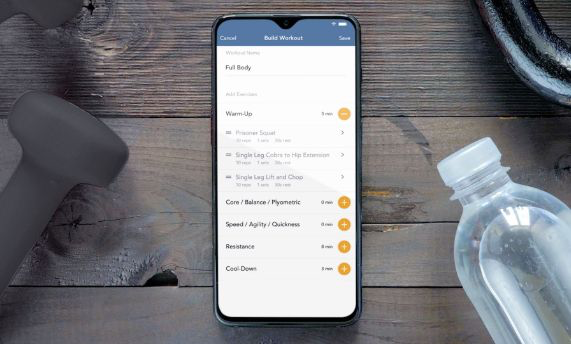 personal trainer app with custom workouts