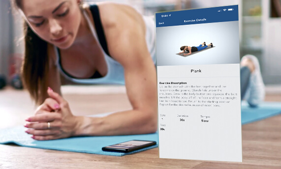 personal trainer app with NASM exercises