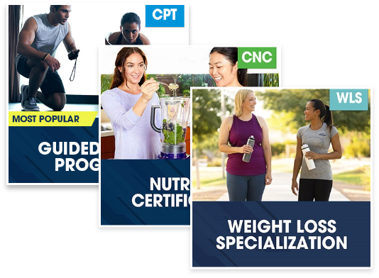 CPT Premium Self-Study Plus Nutrition Certification Plus Weight Loss Specialization