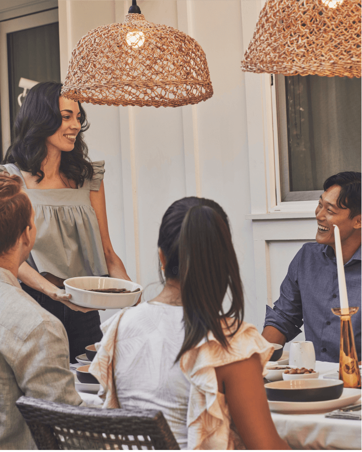 A dinner table