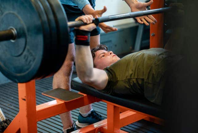 Bench press rep